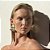 Maxi brinco Palone Design curvado ouro vintage - Imagem 2