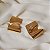 Maxi Brinco Palone Design Curvado Ouro Vintage - Imagem 6
