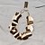Colar Palone Design placas curvadas ouro vintage - Imagem 4