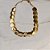 Colar Palone Design escamas cristal ouro vintage - Imagem 3