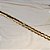 Colar Palone Design escamas cristal ouro vintage - Imagem 2