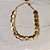 Colar Palone Design escamas cristal ouro vintage - Imagem 1