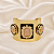 Bracelete Rosana Bernardes com Flores Esmaltadas Preto e Ouro – Semijoia - Imagem 1