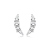 Brinco ear cuff moissanite prata 925 - Imagem 1