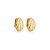 Brinco pressão concha ouro semijoia 6969805 - Imagem 1