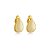 Brinco pressão gota ouro semijoia 6577805 - Imagem 1