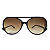 Óculos de sol AC Brazil Under Style Preto Lente Marrom Degradê - Imagem 1