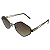 Óculos de sol AC Brazil Shine Metal Dourado e Café - Imagem 4