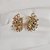 Brinco Claudia Arbex pavão cristais ouro vintage - Imagem 2
