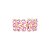 Pulseira Leticia Sarabia cristais rivoli mix rosa dourado P1101 - Imagem 1