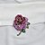 Broche rosa cristais semijoia - Imagem 4