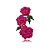 Broche rosas cristais semijoia - Imagem 1
