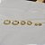 Kit 3 brincos argolinhas zircônia ouro semijoia 24k07004 - Imagem 5
