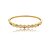 Bracelete colmeia cristal ouro semijoia - Imagem 4