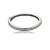 Bracelete liso ródio semijoia - Imagem 1