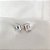 Brinco Elaine Palma retangular glam moissanite prata 925 - Imagem 2