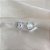 Brinco Elaine Palma retangular glam moissanite prata 925 - Imagem 3