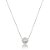 Colar corrente pingente chuveiro moissanite prata 925 - Imagem 1