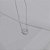 Colar corrente pingente chuveiro moissanite prata 925 - Imagem 2