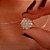 Colar corrente pingente chuveiro moissanite prata 925 - Imagem 4