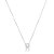 Colar corrente ponto de luz redondo moissanite 8 mm prata 925 - Imagem 1