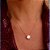 Colar corrente ponto de luz redondo moissanite 10 mm ouro prata 925 - Imagem 2