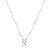 Colar corrente ponto de luz redondo moissanite 10 mm prata 925 - Imagem 1