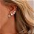 Brinco ponto de luz moissanite 5 mm ouro prata 925 - Imagem 2