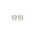 Brinco ponto de luz moissanite 8 mm ouro prata 925 - Imagem 1