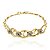 Colar choker Claudia Arbex cristais black diamond ouro vintage - Imagem 1