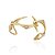 Bracelete Claudia Arbex cristal ouro vintage - Imagem 1
