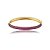 Bracelete zircônia pink ouro semijoia BO476 - Imagem 1