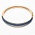Bracelete zircônia azul ouro semijoia BO476 - Imagem 5