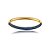 Bracelete zircônia azul ouro semijoia BO476 - Imagem 1