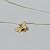 Broche pin abelha esmaltada ouro semijoia - Imagem 2