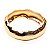 Bracelete ondulado ouro semijoia - Imagem 5