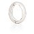 Bracelete ondulado ródio semijoia - Imagem 7