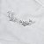 Brinco ear cuff flores zircônia ródio semijoia 26k06022 - Imagem 5