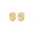 Brinco argolinha zircônia ouro semijoia 26k07014 - Imagem 1