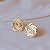 Brinco pressão espiral ouro semijoia 6176701 - Imagem 3