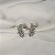 Brinco ear cuff folha zircônia ródio semijoia 25k08008 - Imagem 5
