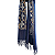 Pashimina cashmere bordado azul marinho - Imagem 3