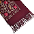 Pashimina cashmere bordado floral e paisley vermelho - Imagem 1