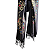Pashimina cashmere bordado floral e paisley preto - Imagem 2