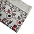 Pashimina cashmere bordado floral e paisley creme - Imagem 4