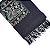 Pashimina cashmere bordado floral e paisley preto - Imagem 1
