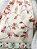 Pashimina cashmere bordado floral e paisley creme - Imagem 3