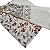 Pashimina cashmere bordado floral e paisley creme - Imagem 3
