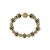 Pulseira Hector Albertazzi cristais carmim ouro vintage - Imagem 1