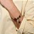 Pulseira Hector Albertazzi flor carmim ouro vintage - Imagem 2